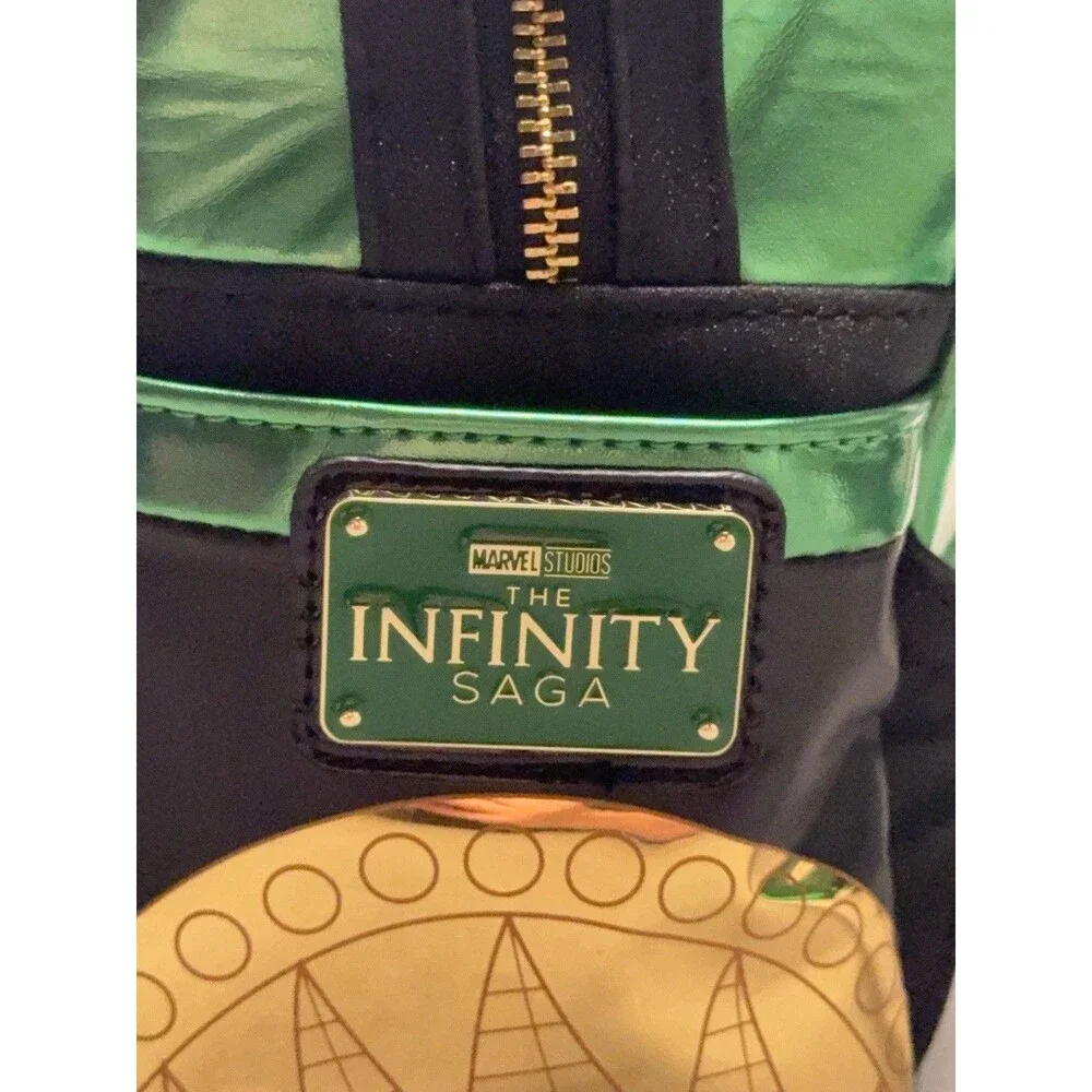 Marvel Loungefly Metallic Shine Loki Mini Backpack The Infinity Saga